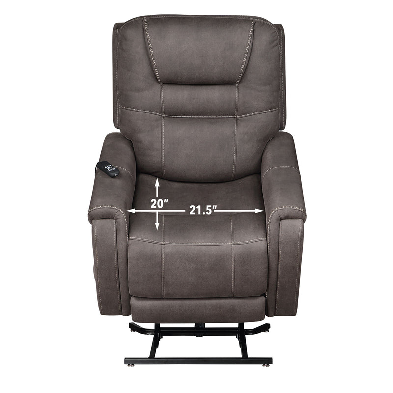 Brisbane - Power Lift Chair - Dark Gray – Lift Chairs by Steve Silver Furniture at Furniture Wholesale Plus , Nashville furniture store