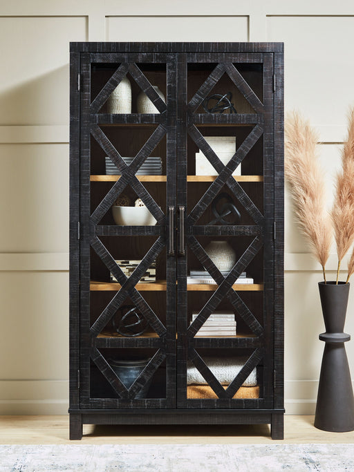Christop - Accent Cabinet - Black / Brown – Accent Cabinets by Signature Design by Ashley® at Furniture Wholesale Plus , Nashville furniture store