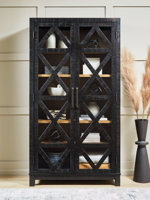 Christop - Accent Cabinet - Black / Brown – Accent Cabinets by Signature Design by Ashley® at Furniture Wholesale Plus , Nashville furniture store
