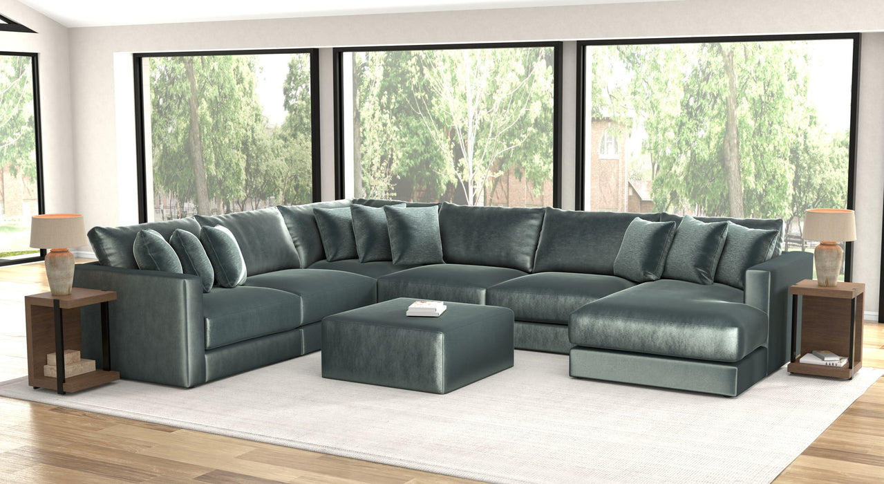 Remington - Modular Sofa And Cocktail Ottoman – 2 Piece Living Room Sets by Jackson at Furniture Wholesale Plus , Nashville furniture store