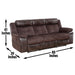 Pueblo - Reclining Living Room Set – Reclining Sofas & Loveseats by Steve Silver Furniture at Furniture Wholesale Plus , Nashville furniture store