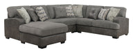 Berlin - Sectional - Premium Stationary Sectionals from Emerald Home - Just $1589! Shop now at Furniture Wholesale Plus  We are the best furniture store in Nashville, Hendersonville, Goodlettsville, Madison, Antioch, Mount Juliet, Lebanon, Gallatin, Springfield, Murfreesboro, Franklin, Brentwood