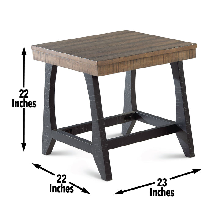 Ralston - End Table - Brown – End Tables by Steve Silver Furniture at Furniture Wholesale Plus , Nashville furniture store