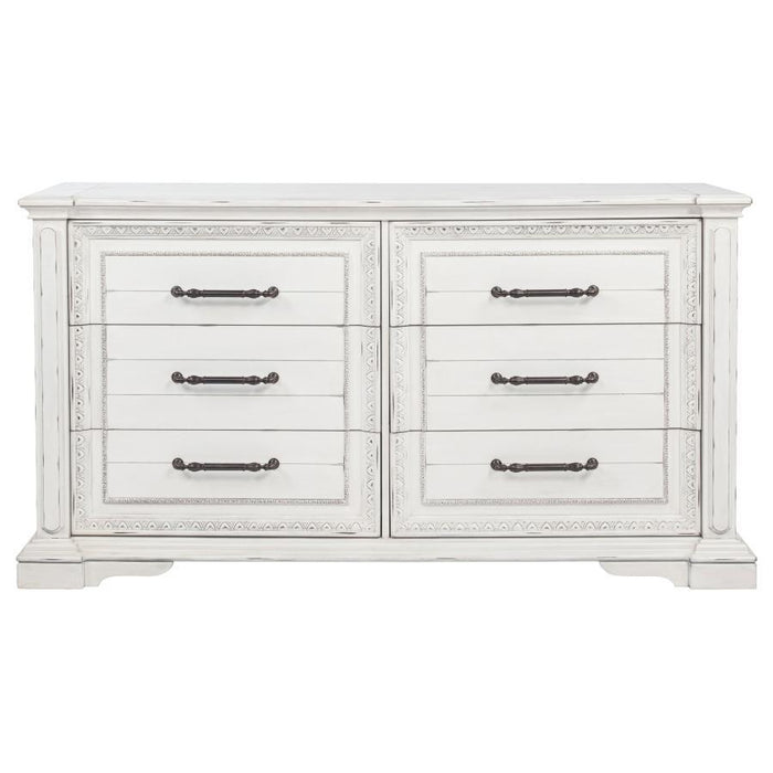 Mckinney - 6-Drawer Bedroom Dresser Cabinet – Dressers by Coaster Fine Furniture at Furniture Wholesale Plus , Nashville furniture store