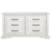 Mckinney - 6-Drawer Bedroom Dresser Cabinet – Dressers by Coaster Fine Furniture at Furniture Wholesale Plus , Nashville furniture store