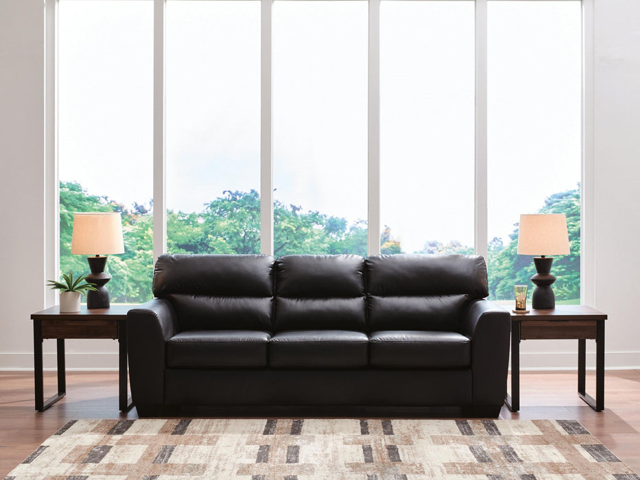Glennbre - Sofa - Midnight – Stationary Sofas by Signature Design by Ashley® at Furniture Wholesale Plus , Nashville furniture store