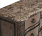Ludwig - Nightstand - Dark Brown – Accent Nightstands by Crown Mark at Furniture Wholesale Plus , Nashville furniture store