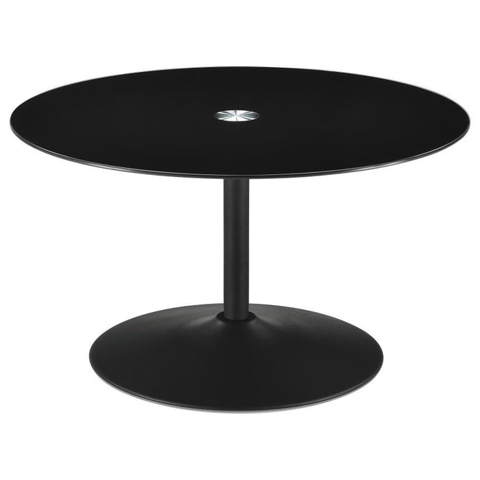Ganso - Round Glass Top Coffee And End Table Set – Table Sets by Coaster Fine Furniture at Furniture Wholesale Plus , Nashville furniture store