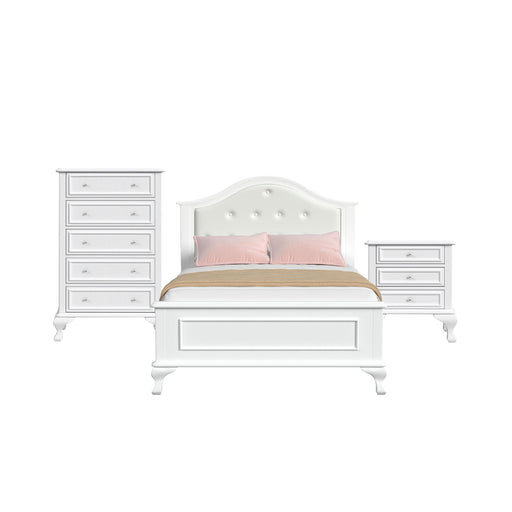 Jesse - Panel Bedroom Set – 3 Piece Bedroom Sets by Elements International at Furniture Wholesale Plus , Nashville furniture store