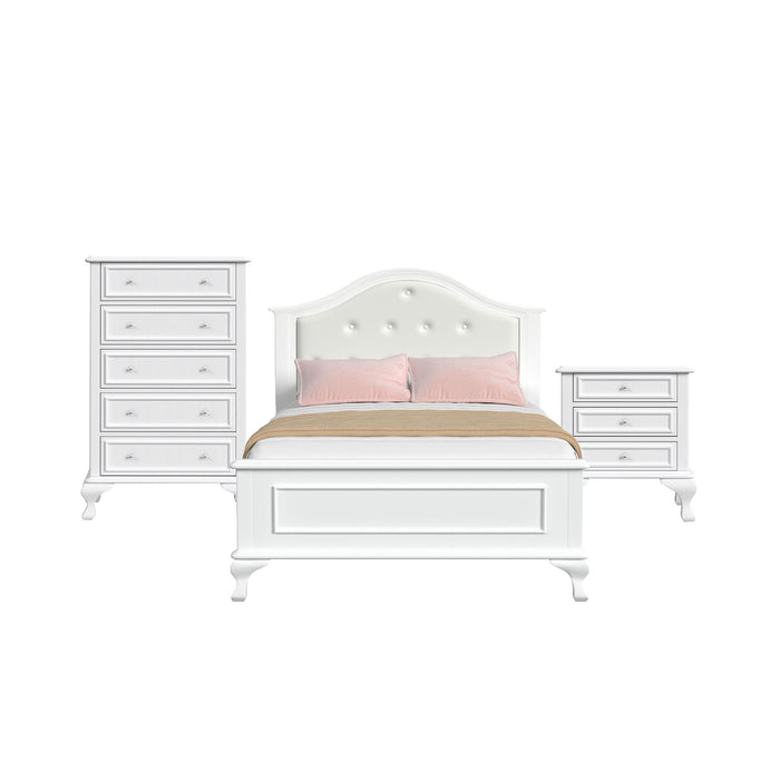 Jesse - Panel Bedroom Set – 3 Piece Bedroom Sets by Elements International at Furniture Wholesale Plus , Nashville furniture store