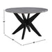 Amy - Round Faux-Marble Dining Table - Gray – Dining Tables by Steve Silver Furniture at Furniture Wholesale Plus , Nashville furniture store