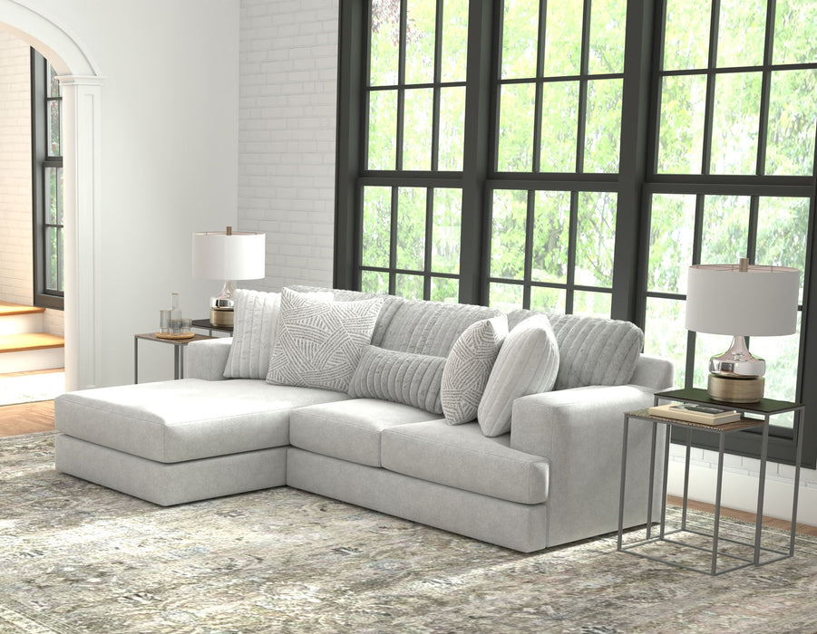 Logan - Upholstered Sectional With Comfort Coil Seating And Accent Pillows Included - Premium Stationary Sectionals from Jackson - Just $1849! Shop now at Furniture Wholesale Plus  We are the best furniture store in Nashville, Hendersonville, Goodlettsville, Madison, Antioch, Mount Juliet, Lebanon, Gallatin, Springfield, Murfreesboro, Franklin, Brentwood