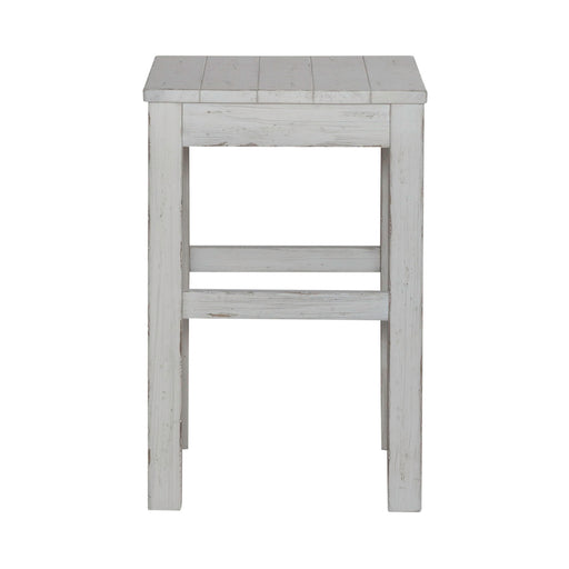 River Place - Console Stool - Riverstone White & Tobacco – Counter Height (24"-27") by Liberty Furniture at Furniture Wholesale Plus , Nashville furniture store