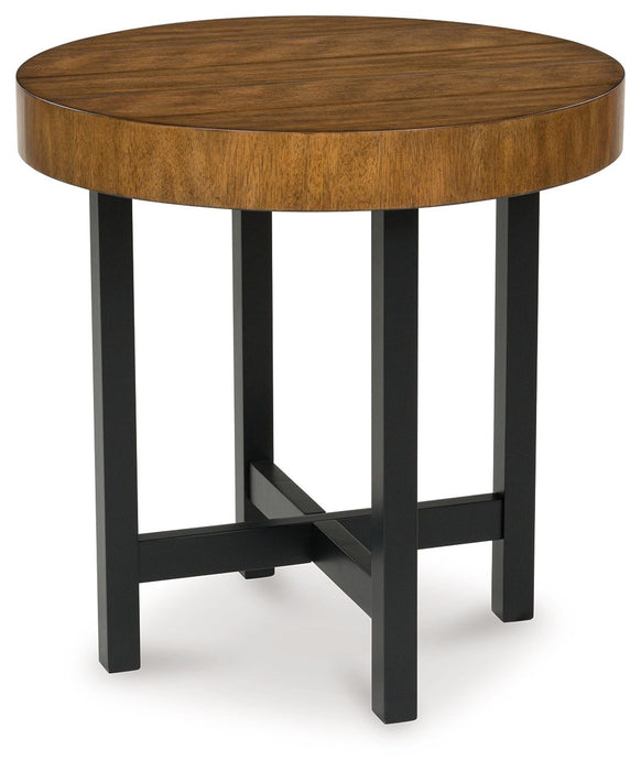 Steenlage - Occasional Table Set (Set of 2) - Brown / Black – Table Sets by Signature Design by Ashley® at Furniture Wholesale Plus , Nashville furniture store