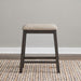 Harrison - Upholstered Console Stool - Espresso – Counter Height (24"-27") by Liberty Furniture at Furniture Wholesale Plus , Nashville furniture store
