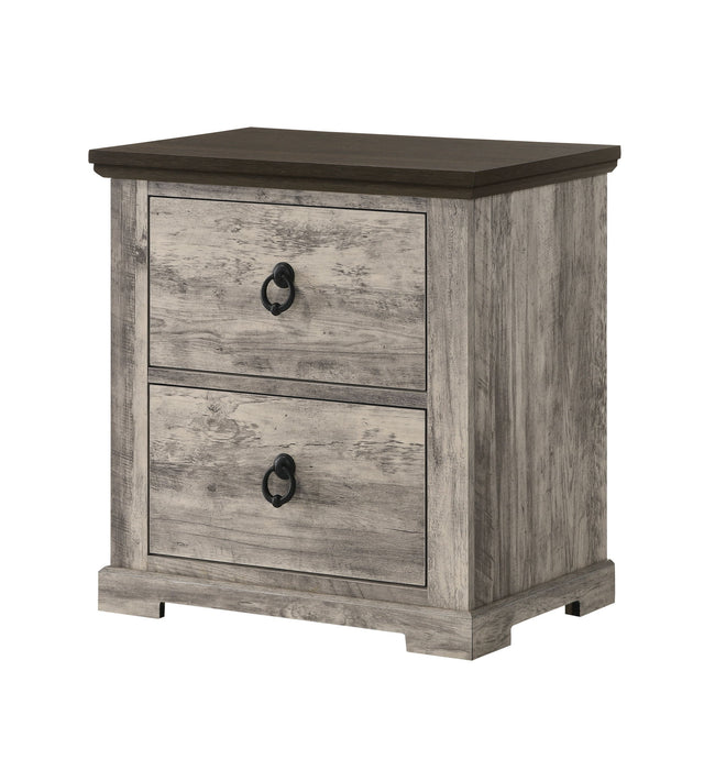 Ella-Mae - Nightstand - Gray – Accent Nightstands by Crown Mark at Furniture Wholesale Plus , Nashville furniture store