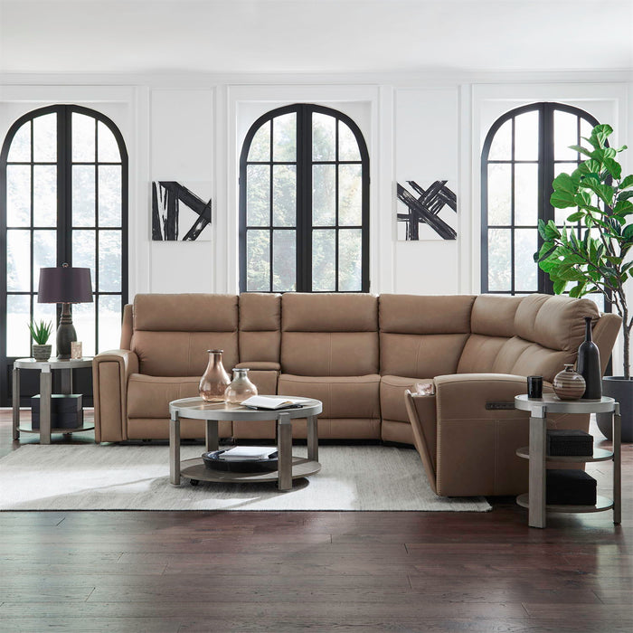 Camden - 6 Piece Sectional – Reclining Sectionals by Liberty Furniture at Furniture Wholesale Plus , Nashville furniture store
