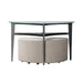 Capri - 3 Piece Table Set - Espresso – 3 Piece Living Room Sets by Liberty Furniture at Furniture Wholesale Plus , Nashville furniture store