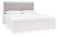 Maeling - King Upholstered Panel Bed - White – Upholstered Beds by Signature Design by Ashley® at Furniture Wholesale Plus , Nashville furniture store