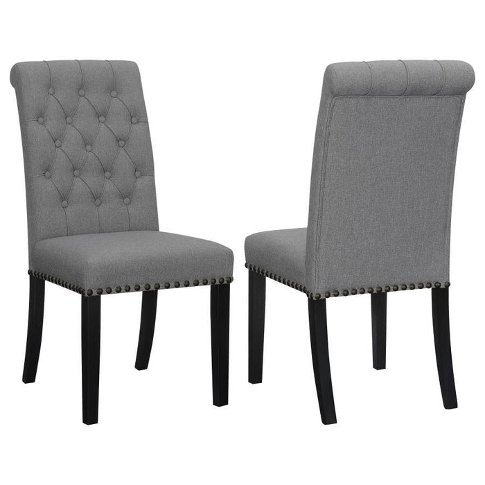 Alana - Upholstered Dining Side Chair (Set of 2) – Chair Sets by CoasterElevations at Furniture Wholesale Plus , Nashville furniture store