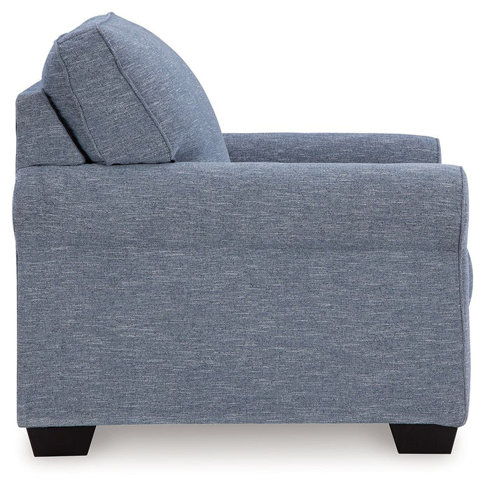 Carissa Manor - Denim - Chair - Premium Arm Chairs from Benchcraft® - Just $448! Shop now at Furniture Wholesale Plus  We are the best furniture store in Nashville, Hendersonville, Goodlettsville, Madison, Antioch, Mount Juliet, Lebanon, Gallatin, Springfield, Murfreesboro, Franklin, Brentwood