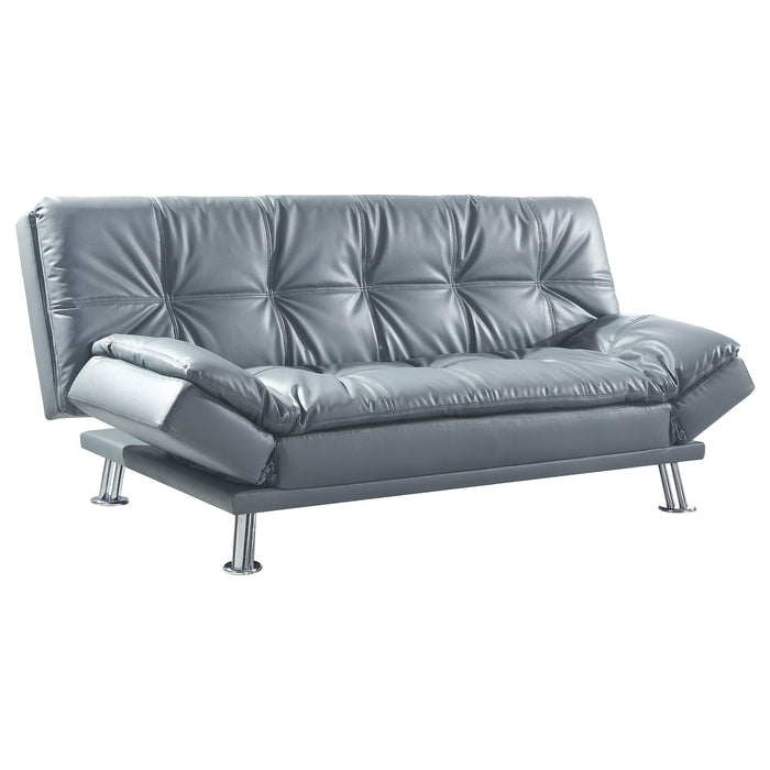 Dilleston Tufted Back Upholstered Sofa Bed Grey - Premium Sleeper from Coaster Z2 Standard - Just $538! Shop now at Furniture Wholesale Plus  We are the best furniture store in Nashville, Hendersonville, Goodlettsville, Madison, Antioch, Mount Juliet, Lebanon, Gallatin, Springfield, Murfreesboro, Franklin, Brentwood