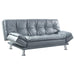 Dilleston Tufted Back Upholstered Sofa Bed Grey - Premium Sleeper from Coaster Z2 Standard - Just $538! Shop now at Furniture Wholesale Plus  We are the best furniture store in Nashville, Hendersonville, Goodlettsville, Madison, Antioch, Mount Juliet, Lebanon, Gallatin, Springfield, Murfreesboro, Franklin, Brentwood