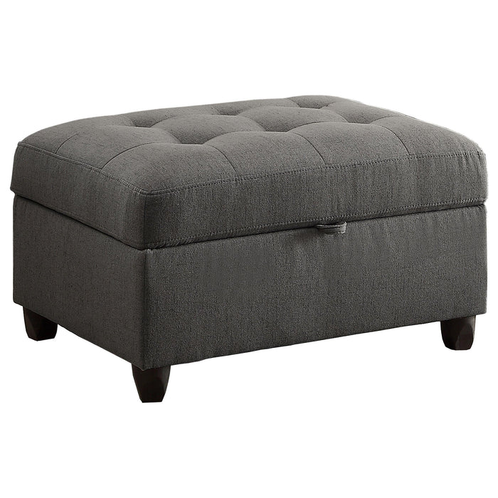 Stonenesse Tufted Storage Ottoman Grey - Premium Ottoman from Coaster Z2 Standard - Just $200! Shop now at Furniture Wholesale Plus  We are the best furniture store in Nashville, Hendersonville, Goodlettsville, Madison, Antioch, Mount Juliet, Lebanon, Gallatin, Springfield, Murfreesboro, Franklin, Brentwood