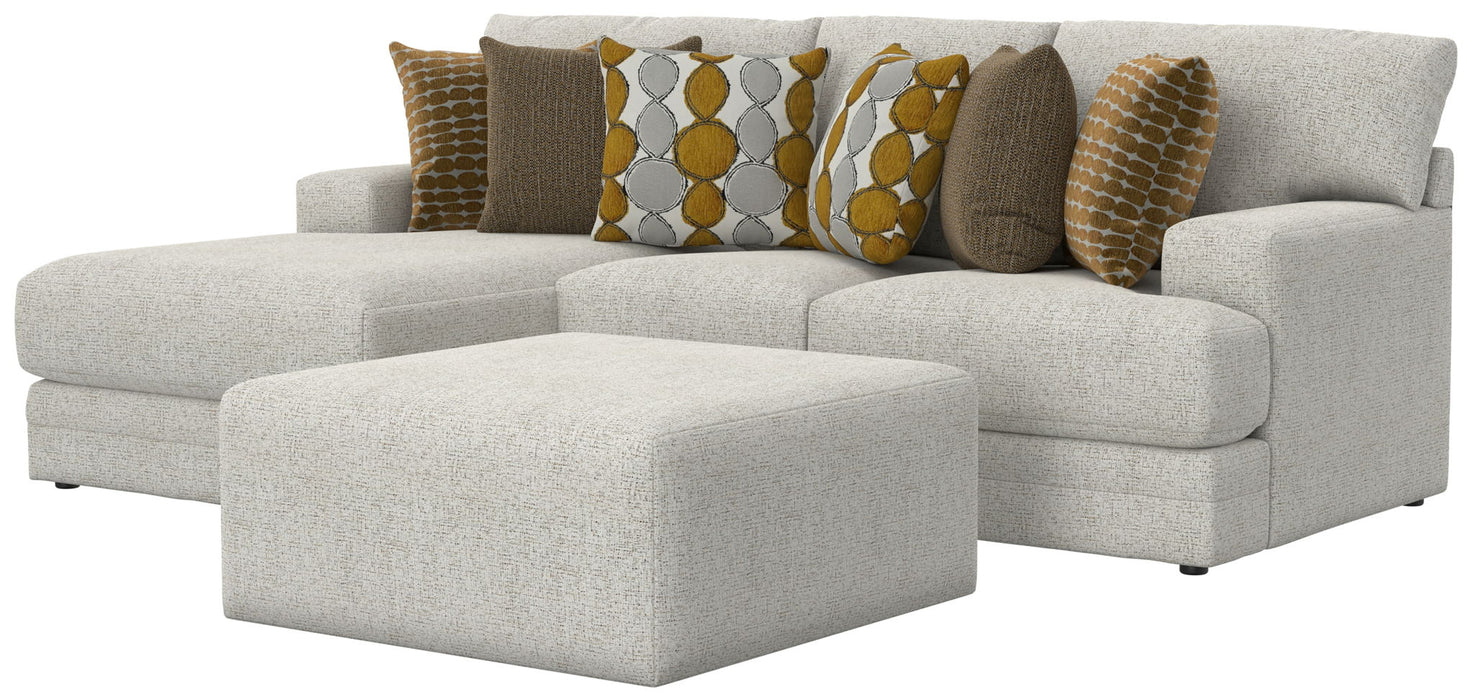 Tori - Sectional With Comfort Coil Seating, Cocktail Ottoman And Accent Pillows Included – 2 Piece Living Room Sets by Jackson at Furniture Wholesale Plus , Nashville furniture store