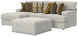 Tori - Sectional With Comfort Coil Seating, Cocktail Ottoman And Accent Pillows Included – 2 Piece Living Room Sets by Jackson at Furniture Wholesale Plus , Nashville furniture store