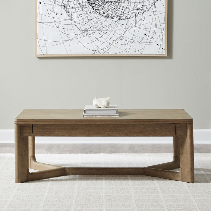 Ballentine - Rectangular Cocktail Table - Weathered Bronze – Cocktail Tables by Liberty Furniture at Furniture Wholesale Plus , Nashville furniture store