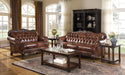 Victoria Upholstered Tufted Living Room Set Brown - Premium Living Room Set from Coaster Z2 Standard - Just $4258! Shop now at Furniture Wholesale Plus  We are the best furniture store in Nashville, Hendersonville, Goodlettsville, Madison, Antioch, Mount Juliet, Lebanon, Gallatin, Springfield, Murfreesboro, Franklin, Brentwood