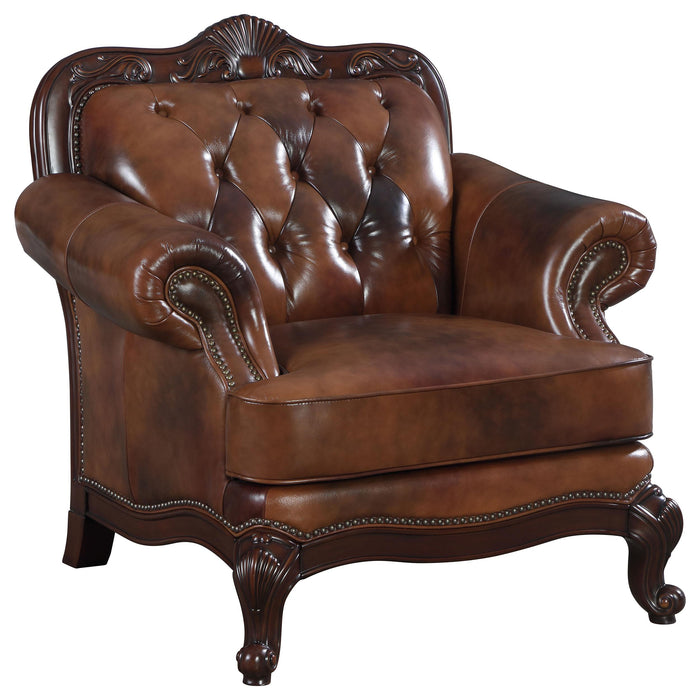 Victoria Rolled Arm Chair Tri-tone and Brown - Premium Chair from Coaster Z2 Standard - Just $1680! Shop now at Furniture Wholesale Plus  We are the best furniture store in Nashville, Hendersonville, Goodlettsville, Madison, Antioch, Mount Juliet, Lebanon, Gallatin, Springfield, Murfreesboro, Franklin, Brentwood