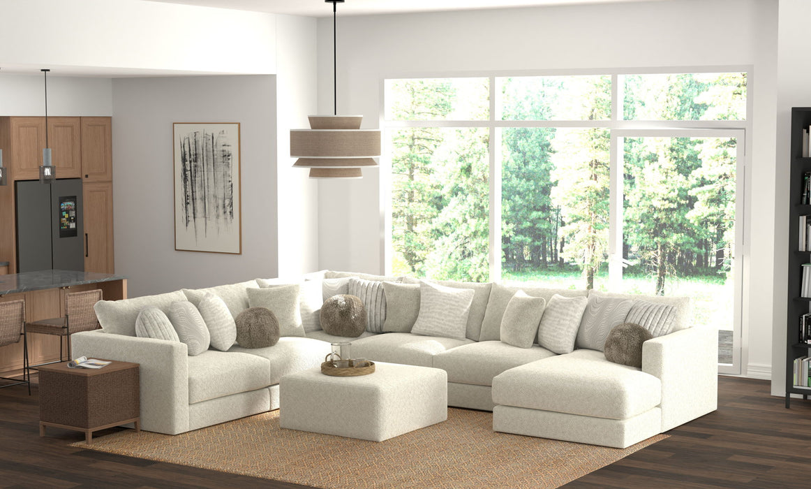 Ritzy - Modular Sofa And Included Cocktail Ottoman – 2 Piece Living Room Sets by Jackson at Furniture Wholesale Plus , Nashville furniture store