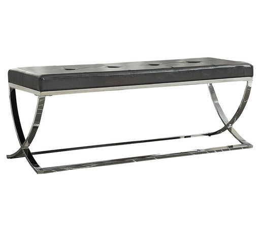 Walton Rectangle Upholstered Tufted Bench Black - Premium Bench from Coaster Z2 Standard - Just $170! Shop now at Furniture Wholesale Plus  We are the best furniture store in Nashville, Hendersonville, Goodlettsville, Madison, Antioch, Mount Juliet, Lebanon, Gallatin, Springfield, Murfreesboro, Franklin, Brentwood