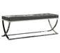 Walton Rectangle Upholstered Tufted Bench Black - Premium Bench from Coaster Z2 Standard - Just $170! Shop now at Furniture Wholesale Plus  We are the best furniture store in Nashville, Hendersonville, Goodlettsville, Madison, Antioch, Mount Juliet, Lebanon, Gallatin, Springfield, Murfreesboro, Franklin, Brentwood