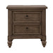 Americana Farmhouse - 2 Drawer Night Stand With Charging Station – Nightstands w/ Charging Stations by Liberty Furniture at Furniture Wholesale Plus , Nashville furniture store