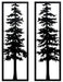 Bondwell - Indoor/Outdoor Wall Decor Set (Set of 2) - Black – Wall Decor by Signature Design by Ashley® at Furniture Wholesale Plus , Nashville furniture store