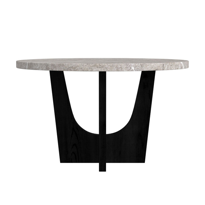 Oregon - Round Table With Faux Marble Top – Counter Tables by Elements International at Furniture Wholesale Plus , Nashville furniture store