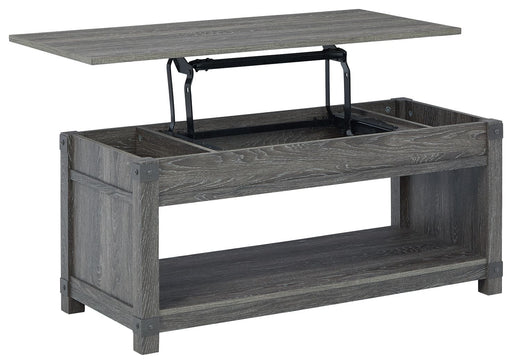Freedan - Rect Lift Top Cocktail Table - Grayish Brown – Coffee Tables by Signature Design by Ashley® at Furniture Wholesale Plus , Nashville furniture store