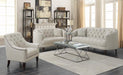 Avonlea Upholstered Tufted Living Room Set Grey - Premium Living Room Set from Coaster Z2 Standard - Just $2058! Shop now at Furniture Wholesale Plus  We are the best furniture store in Nashville, Hendersonville, Goodlettsville, Madison, Antioch, Mount Juliet, Lebanon, Gallatin, Springfield, Murfreesboro, Franklin, Brentwood