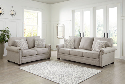 Gaelon - Living Room Set – Stationary Chair & Ottoman by Signature Design by Ashley® at Furniture Wholesale Plus , Nashville furniture store