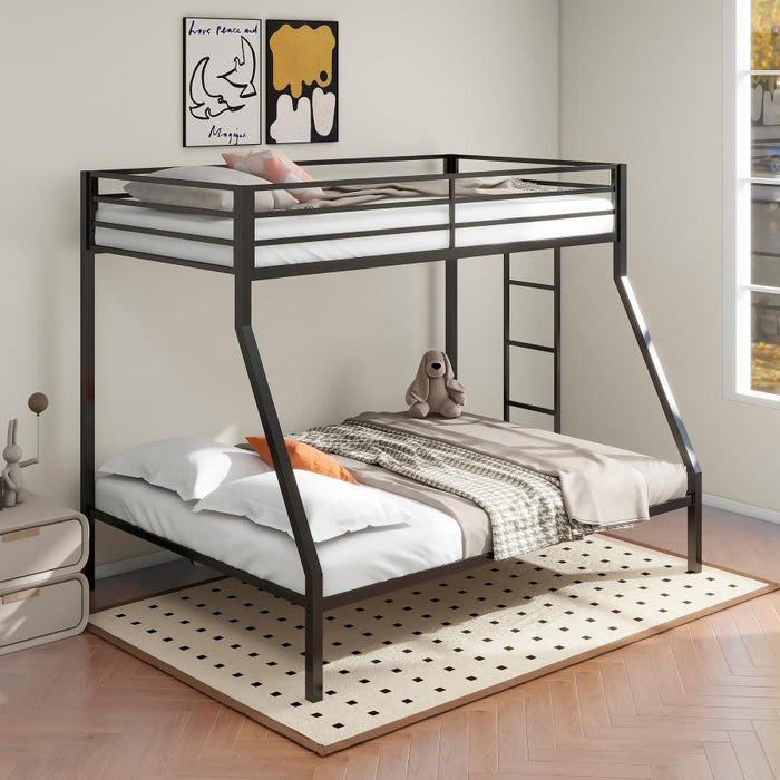 Alevera - Metal Bunk Bed With Ladder – Bunk Beds by Coaster Fine Furniture at Furniture Wholesale Plus , Nashville furniture store