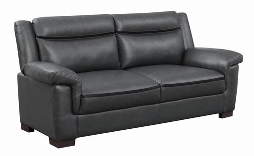 Arabella Pillow Top Upholstered Sofa Grey - Premium Sofa from Coaster Z2 Standard - Just $638! Shop now at Furniture Wholesale Plus  We are the best furniture store in Nashville, Hendersonville, Goodlettsville, Madison, Antioch, Mount Juliet, Lebanon, Gallatin, Springfield, Murfreesboro, Franklin, Brentwood