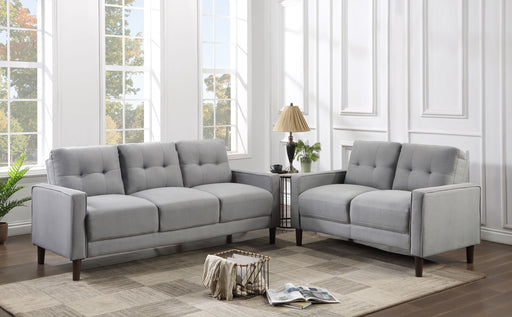 Bowen Upholstered Track Arms Tufted Sofa Set - Premium Living Room Set from Coaster Z2 Standard - Just $750! Shop now at Furniture Wholesale Plus  We are the best furniture store in Nashville, Hendersonville, Goodlettsville, Madison, Antioch, Mount Juliet, Lebanon, Gallatin, Springfield, Murfreesboro, Franklin, Brentwood