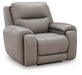 Real Moments - Power Recliner With Audio Seating - Ash – Reclining Chairs by Signature Design by Ashley® at Furniture Wholesale Plus , Nashville furniture store