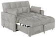 Cotswold Tufted Cushion Sleeper Sofa Bed Light Grey - Premium Sleeper from Coaster Z2 Standard - Just $678! Shop now at Furniture Wholesale Plus  We are the best furniture store in Nashville, Hendersonville, Goodlettsville, Madison, Antioch, Mount Juliet, Lebanon, Gallatin, Springfield, Murfreesboro, Franklin, Brentwood