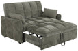 Cotswold Tufted Cushion Sleeper Sofa Bed Dark Grey - Premium Sleeper from Coaster Z2 Standard - Just $678! Shop now at Furniture Wholesale Plus  We are the best furniture store in Nashville, Hendersonville, Goodlettsville, Madison, Antioch, Mount Juliet, Lebanon, Gallatin, Springfield, Murfreesboro, Franklin, Brentwood