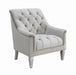 Avonlea Sloped Arm Tufted Chair Grey - Premium Chair from Coaster Z2 Standard - Just $480! Shop now at Furniture Wholesale Plus  We are the best furniture store in Nashville, Hendersonville, Goodlettsville, Madison, Antioch, Mount Juliet, Lebanon, Gallatin, Springfield, Murfreesboro, Franklin, Brentwood