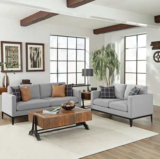 Apperson Living Room Set Grey - Premium Living Room Set from Coaster Z2 Standard - Just $1658! Shop now at Furniture Wholesale Plus  We are the best furniture store in Nashville, Hendersonville, Goodlettsville, Madison, Antioch, Mount Juliet, Lebanon, Gallatin, Springfield, Murfreesboro, Franklin, Brentwood